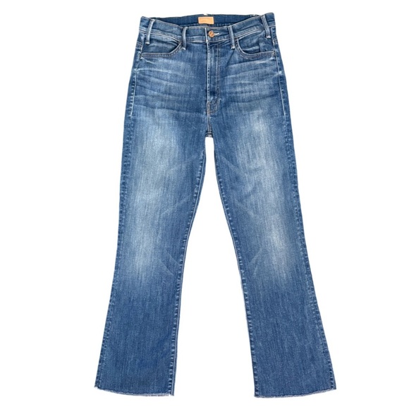 MOTHER The Hustler Ankle Fray Denim Jeans in Sweeter the Juice Blue Wash Size 27 - Picture 2 of 13